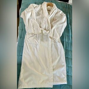 Anichini Turkish White Plush Bathrobe